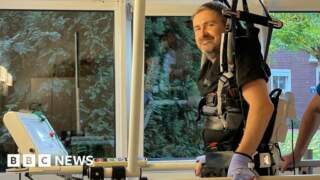 Swansea man paralysed by wave says AI could help him walk again